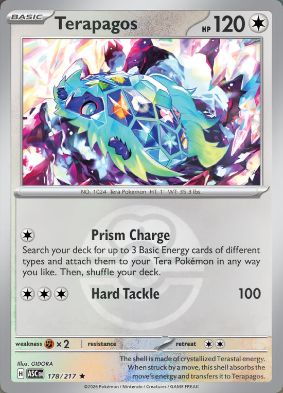 Terapagos 178/217 - Rare - Love Ball