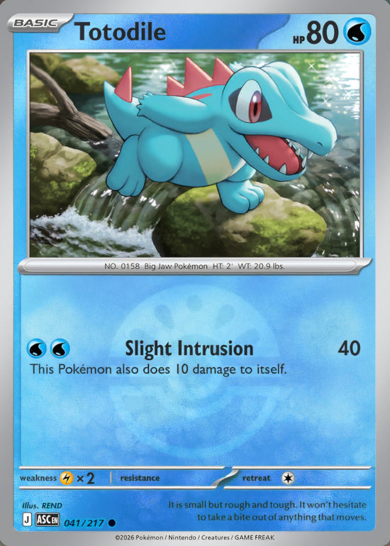 Totodile 041/217 - Common - Friend Ball