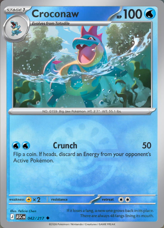 Croconaw 042/217 - Uncommon - Friend Ball