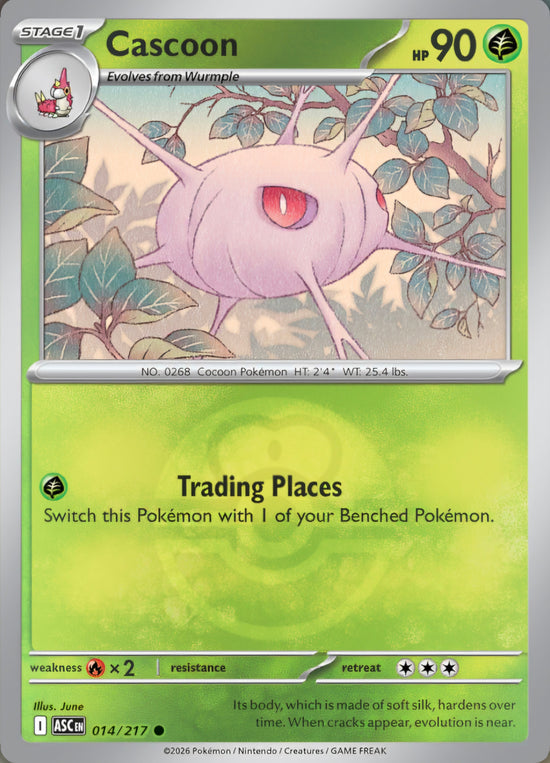 Cascoon 014/217 - Common - Love Ball
