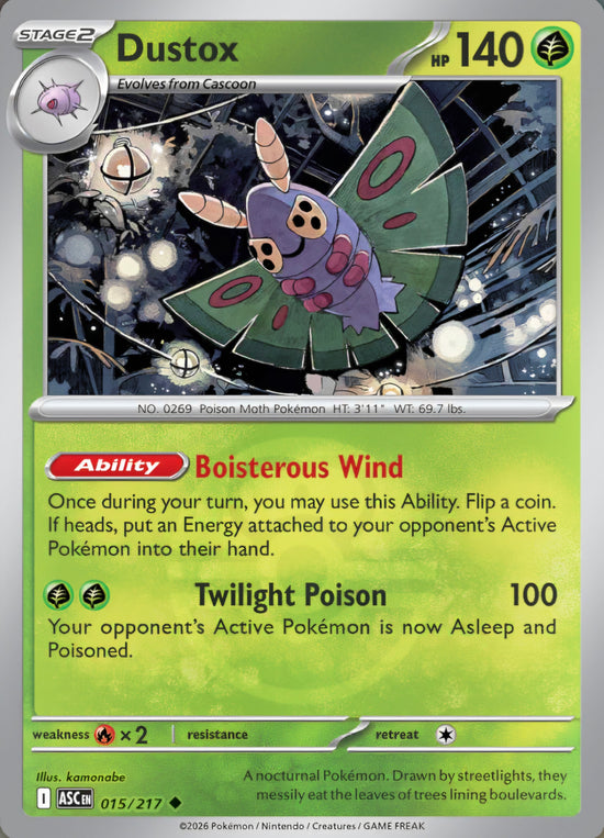 Dustox 015/217 - Uncommon - Love Ball