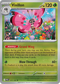 Vivillon  009/088 - Uncommon - Reverse Holo