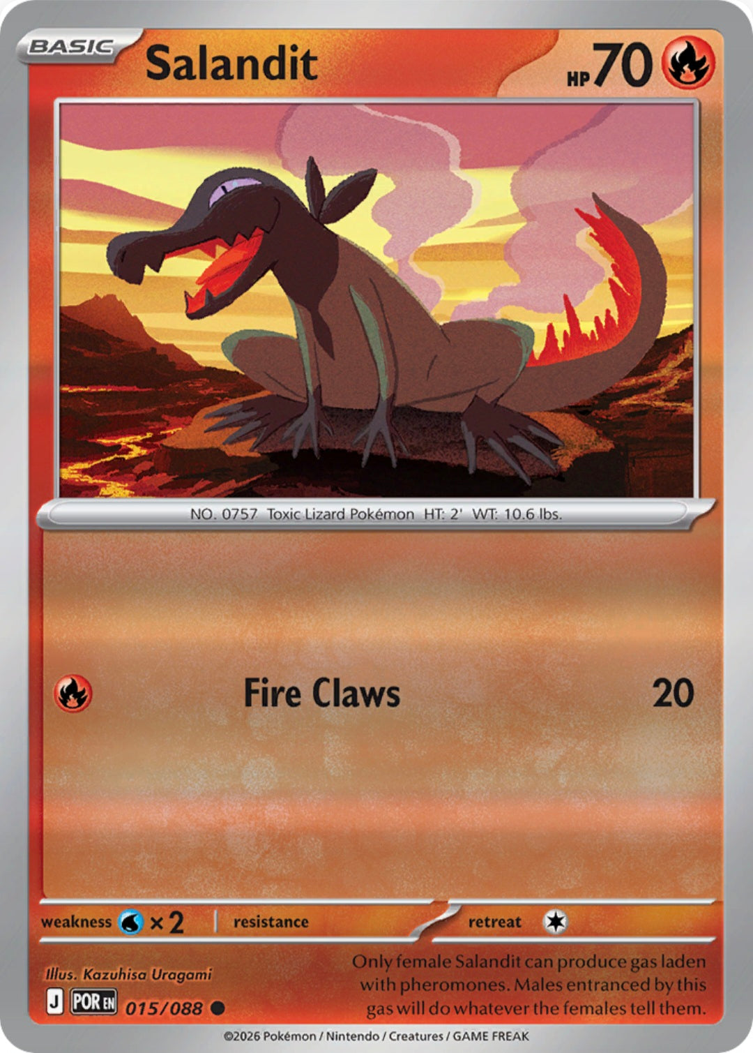 Salandit  015/088 - Common - Reverse Holo