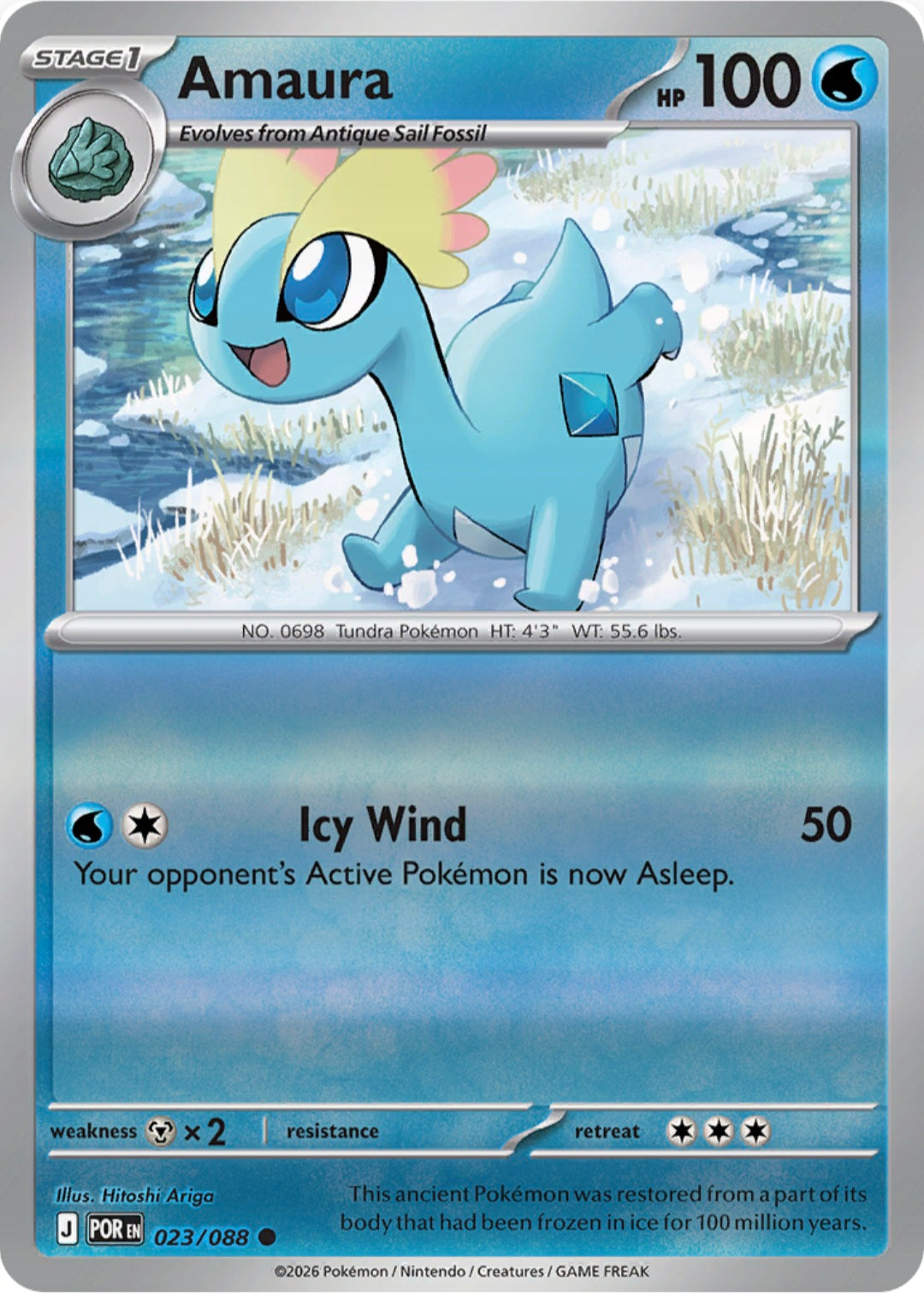 Amaura  023/088 - Common - Reverse Holo