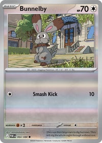 Bunnelby  064/088 - Common - Reverse Holo