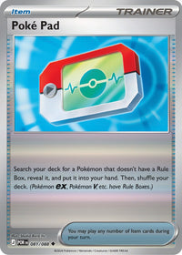 Poke Pad 081/088 - Uncommon - Reverse Holo