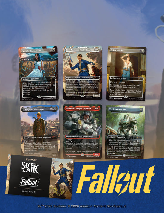 MTG: Secret Lair × Fallout: Beyond Vault 33