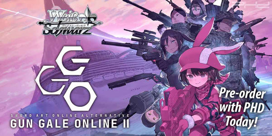 Weiss Schwarz: SAO Alternative Gun Gale Online 2 - Booster Display -PREVENTA-