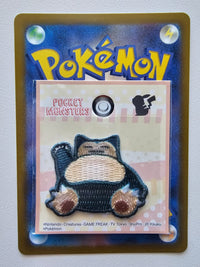 Parche para ropa - Snorlax - (POKÉMON CENTER JAPÓN)-Kantocards
