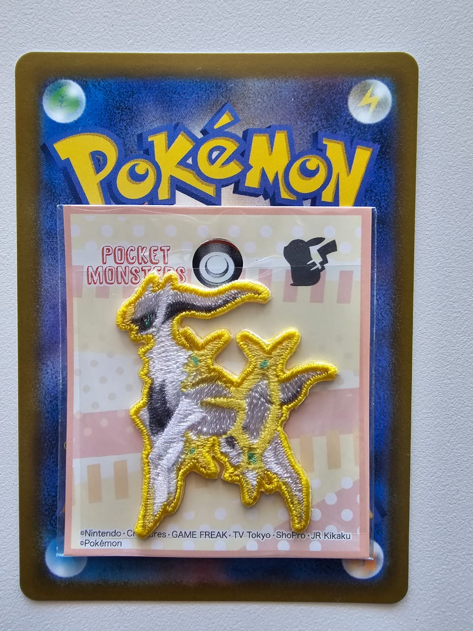 Parche para ropa - Arceus - (POKÉMON CENTER JAPÓN)-Kantocards