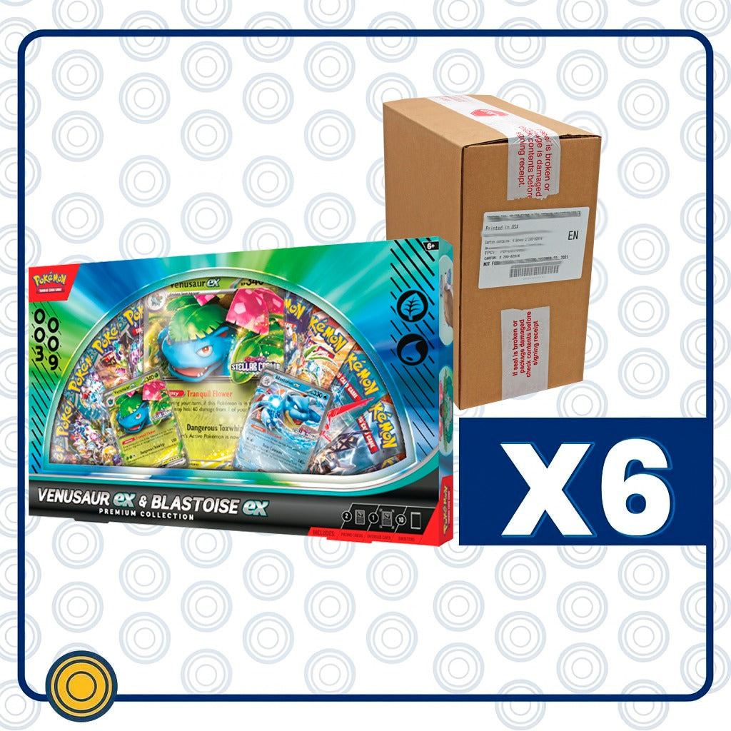 Venusaur ex & Blastoise ex Premium Collection (Exclusive) Case