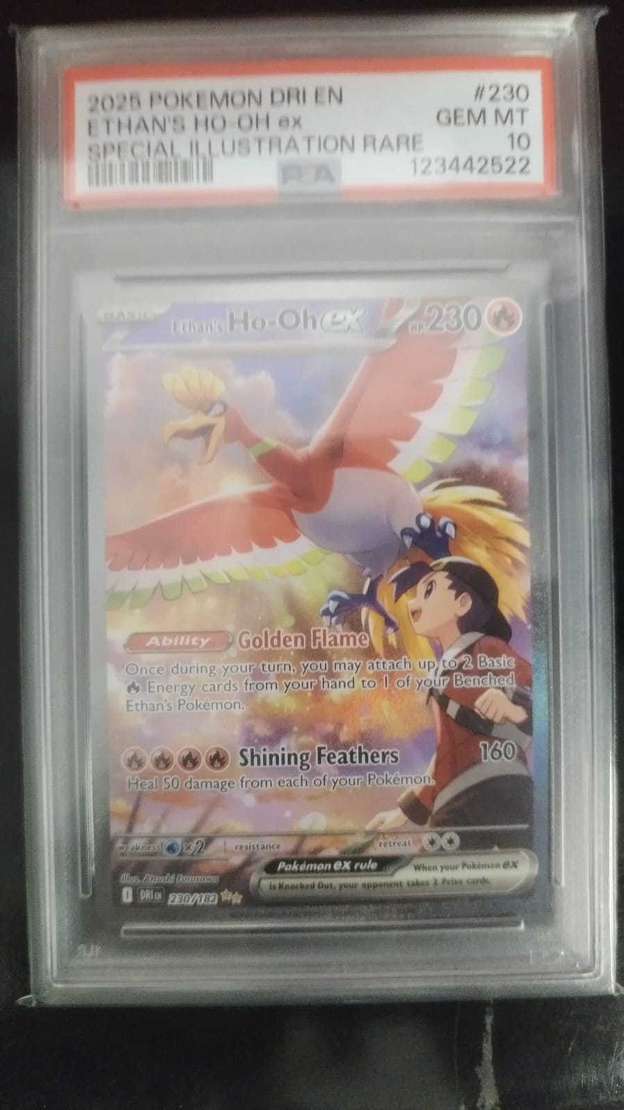 Ethan's Ho-Oh 230/182 -PSA 10- (Subasta)