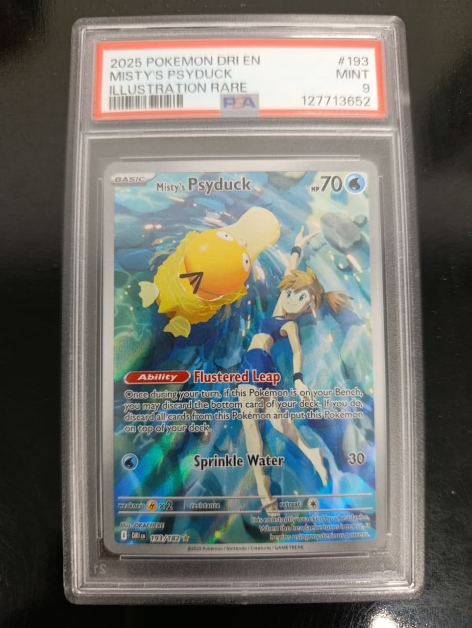 Misty's Psyduck -PSA 9- (Subasta)