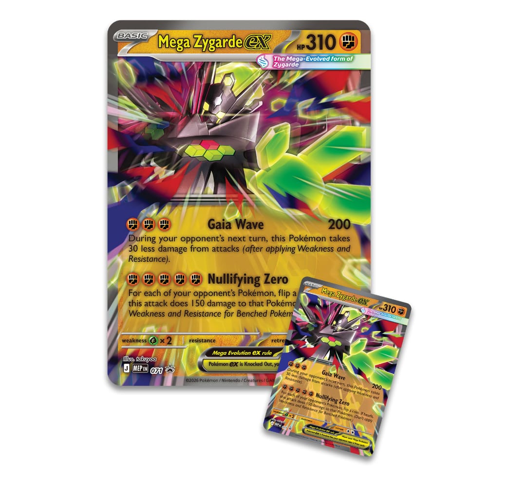 Set mega zygarde ex MEP 071
