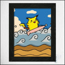 SURFING PIKACHU CUADRO (ENTREGA EN 2 SEMANAs)-Kantocards