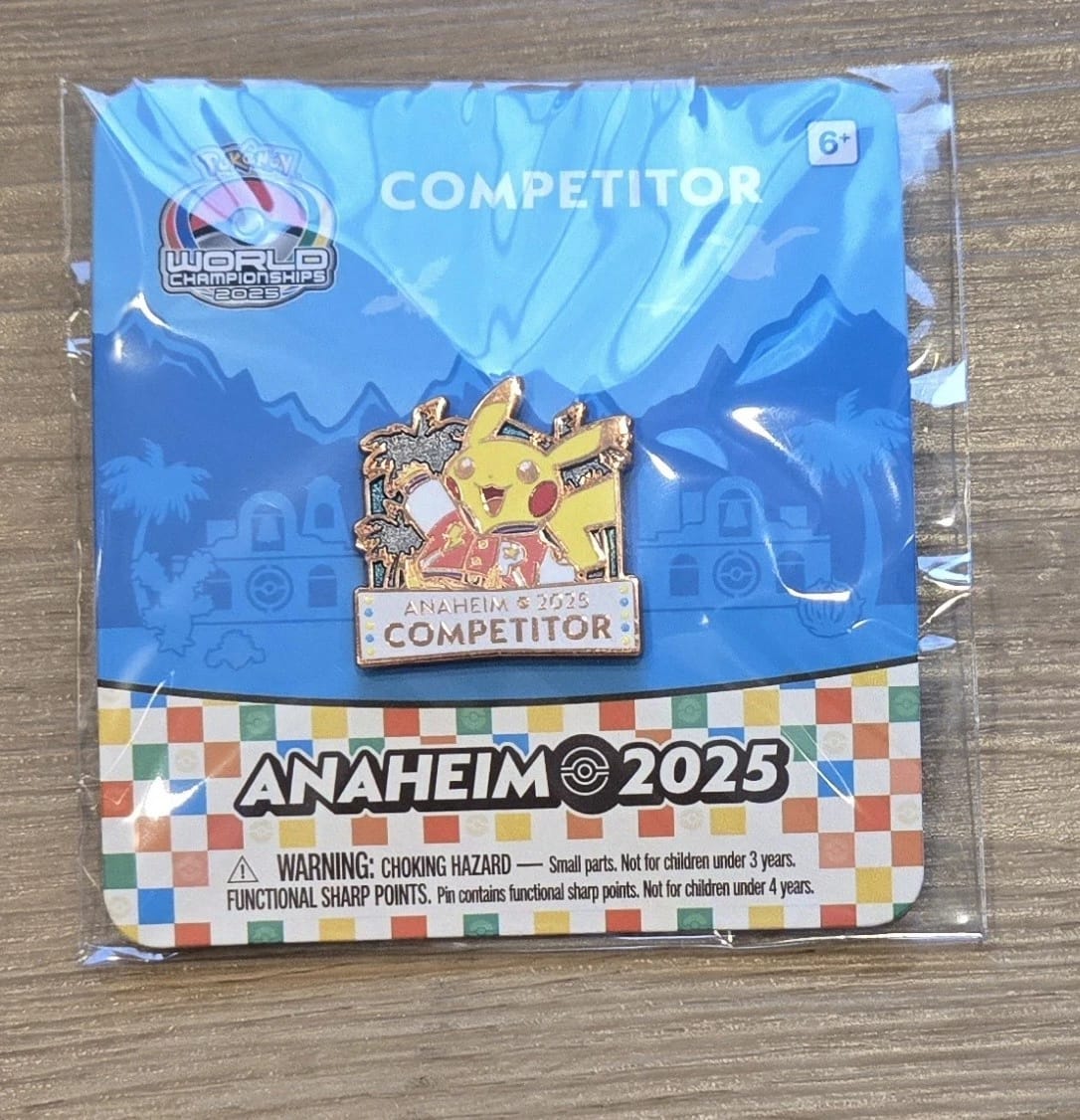 Pin Competidor Mundial Anaheim 2025