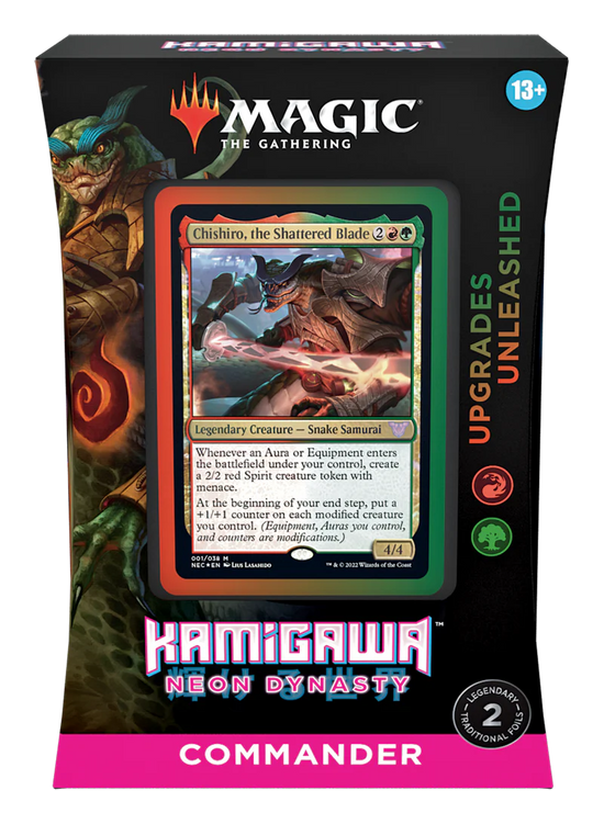 MTG: Kamigawa: Neon Dynasty -Upgrades Unleashed- Commander deck