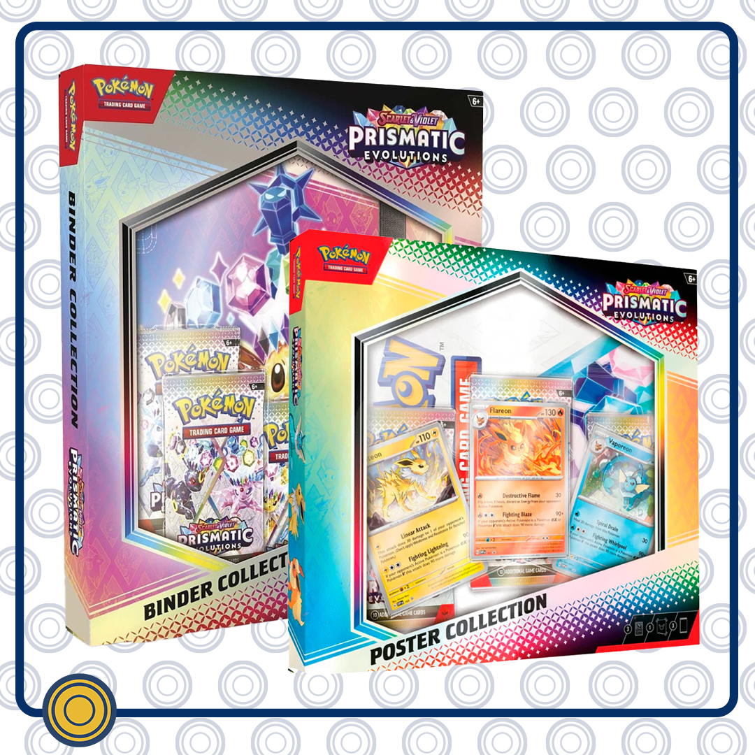 Paquete Binder + Poster Prismatic Evolutions-Kantocards
