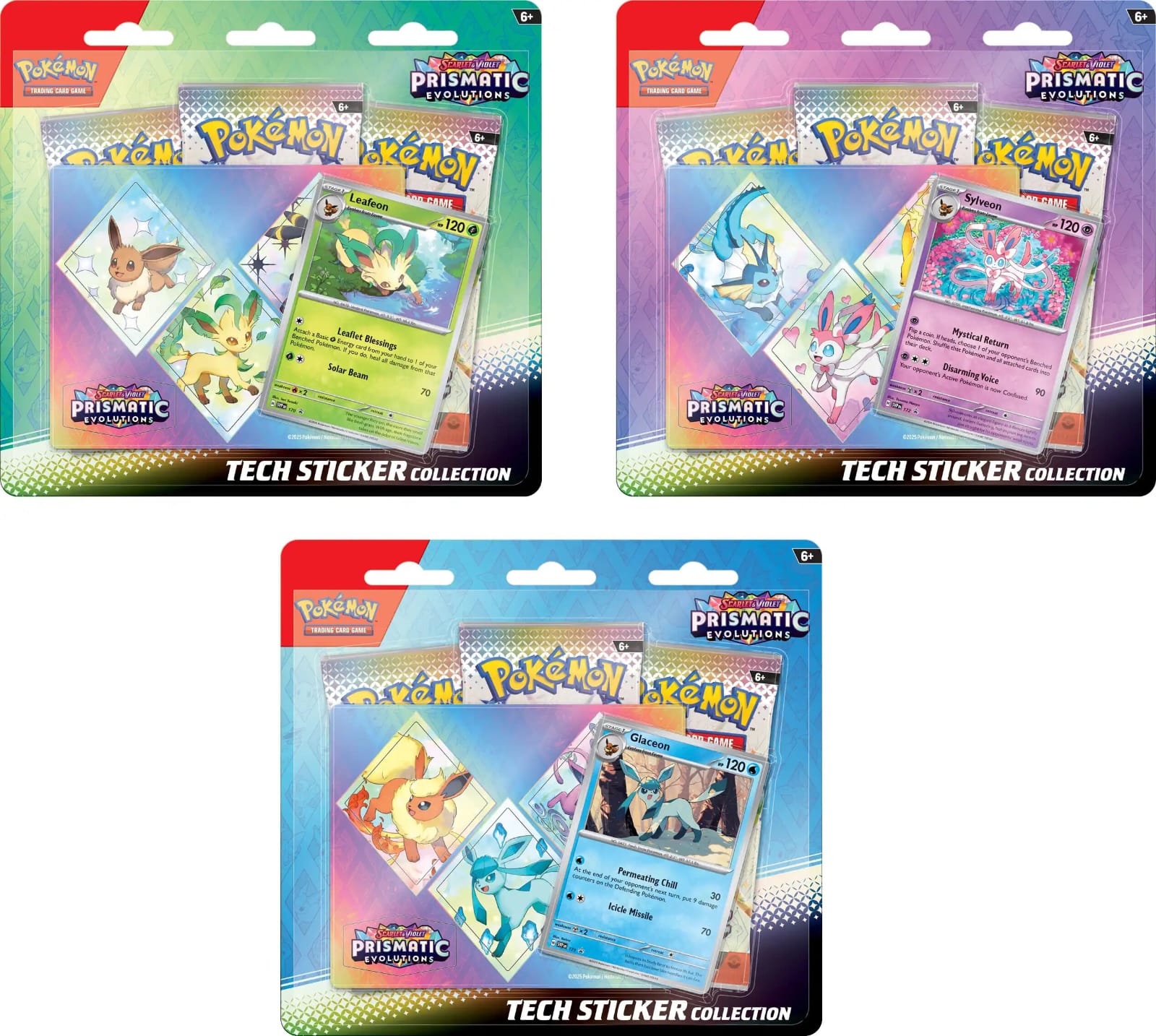 Prismatic Evolutions - Tech Sticker Collection - Blister (3 Variantes ...
