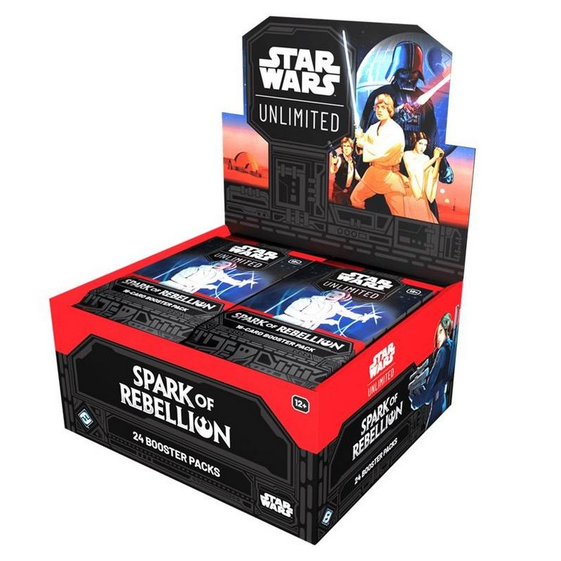 Star Wars Unlimited TCG Spark of Rebelion Booster Box (24 sobres) - daño en caja-Kantocards