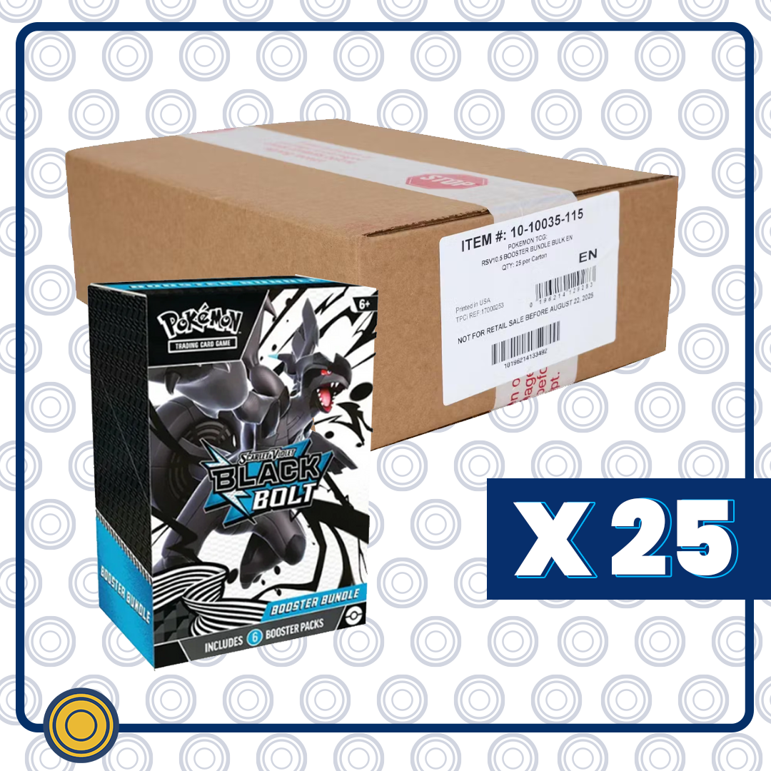 Case de Black Bolt Booster bundle - Ingles
