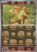 Ponyta 077/165 - Reverse Holo - Master Ball - Japonés-Kantocards
