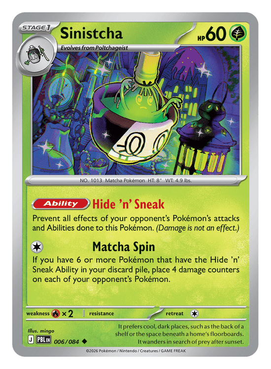 Sinistcha - 006/084 - uncommon