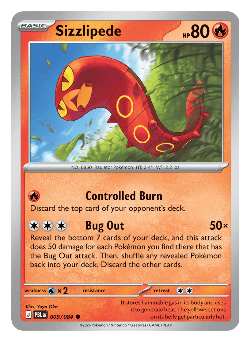 Sizzlipede - 009/084 - common