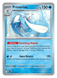 Primarina - 020/084 - rare (holo)