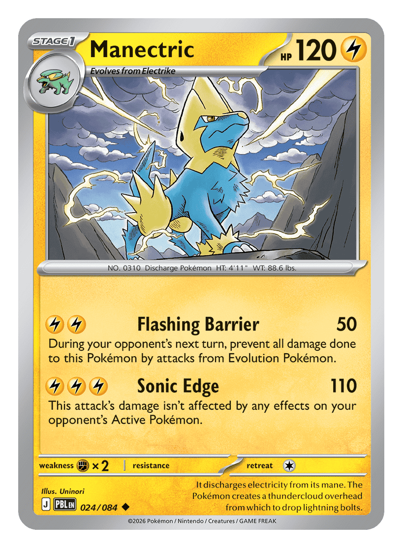 Manectric - 024/084 - uncommon