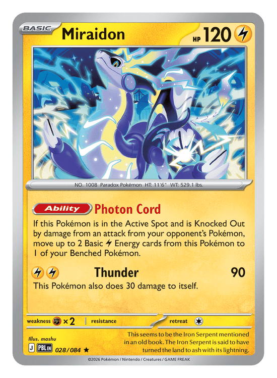 Miraidon - 028/084 - rare (holo)