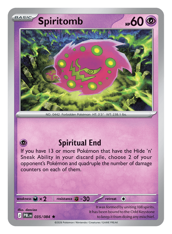 Spiritomb - 035/084 - rare (holo)