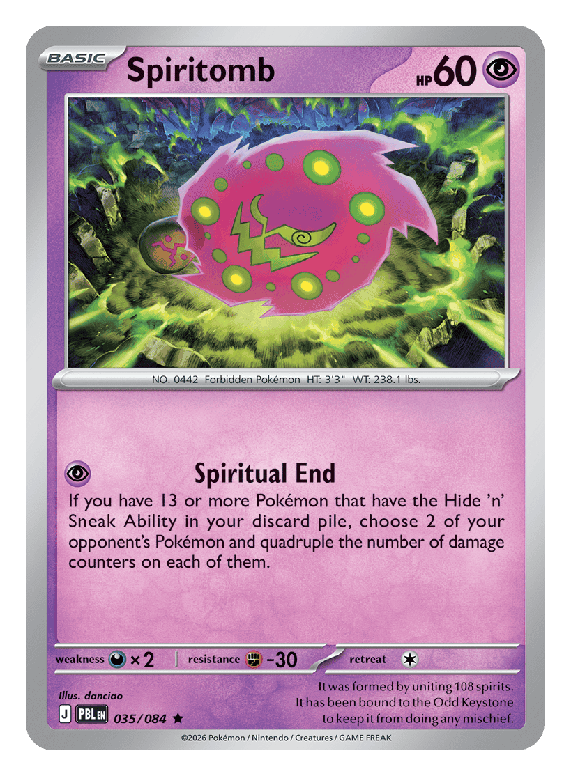 Spiritomb - 035/084 - rare (holo)