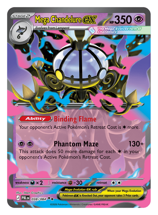 Mega Chandelure ex - 038/084