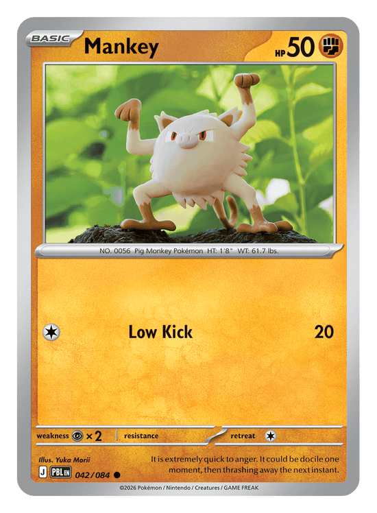 Mankey - 042/084 - common