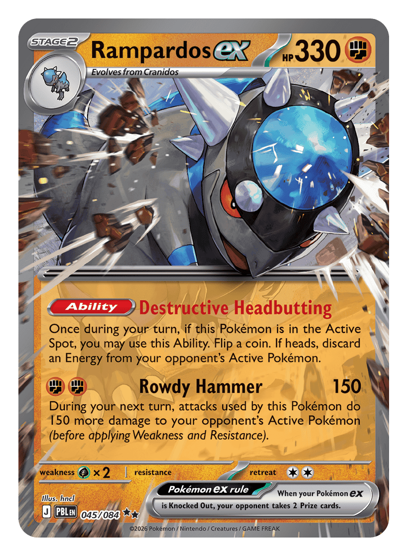 Rampardos ex - 045/084