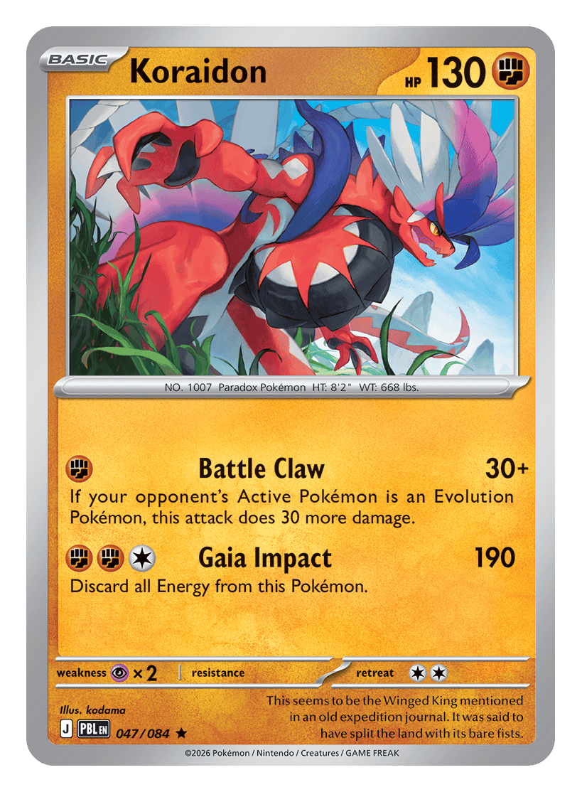 Koraidon - 047/084 - rare (holo)