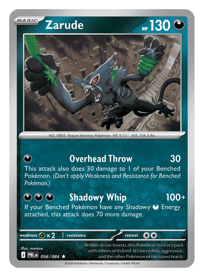 Zarude - 056/084 - rare (holo)
