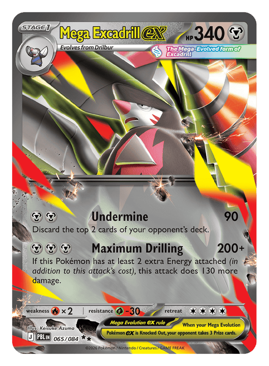 Mega Excadrill ex - 065/084