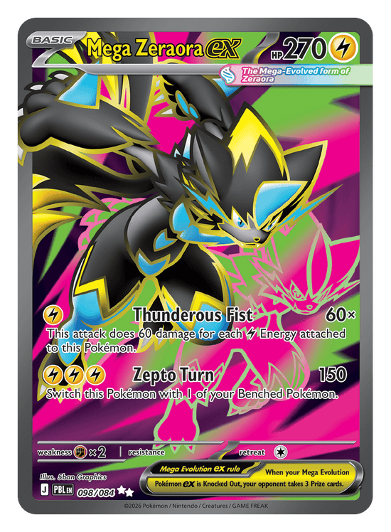 Mega Zeraora ex - 098/084