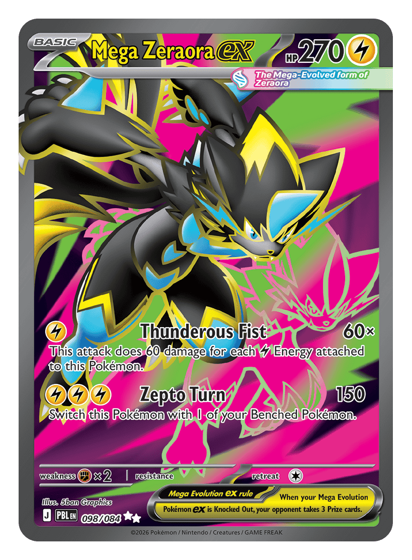 Mega Zeraora ex - 098/084