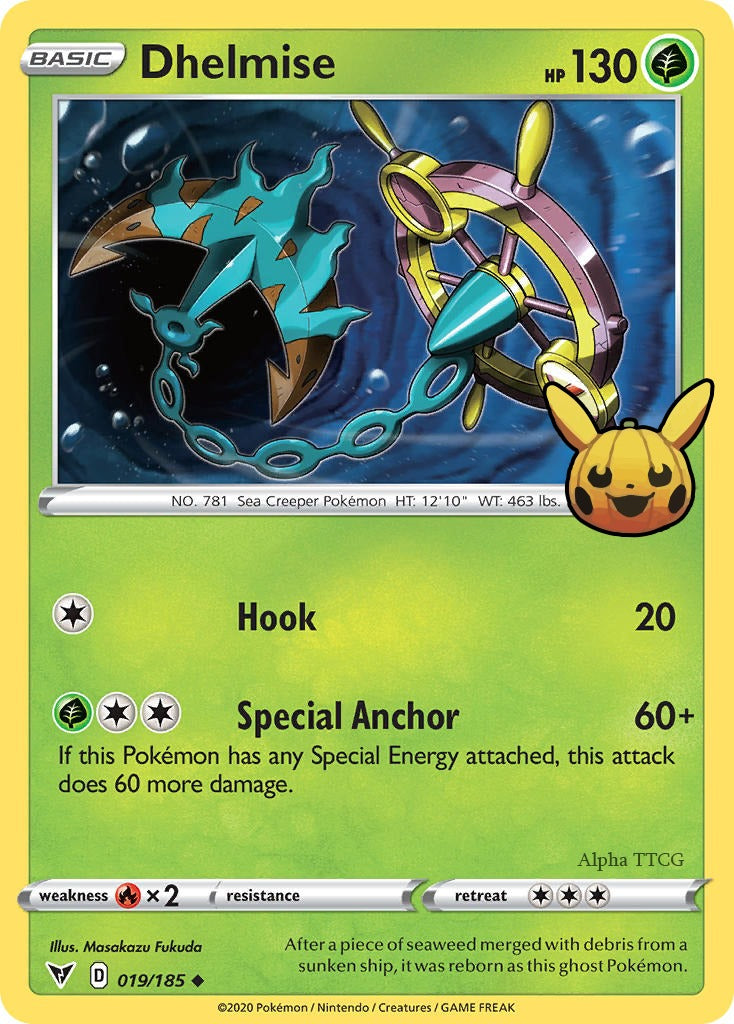 Dhelmise 019/185 - Uncommon - Trick or Trade 2023