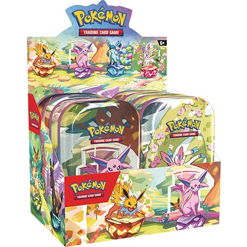 Paquete Minitins + Poster Prismatic Evolutions - ESPAÑOL-Kantocards