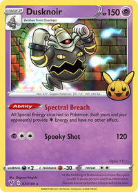 Dusknoir 071/185 - Rare Holo - Trick or Trade 2023-Kantocards