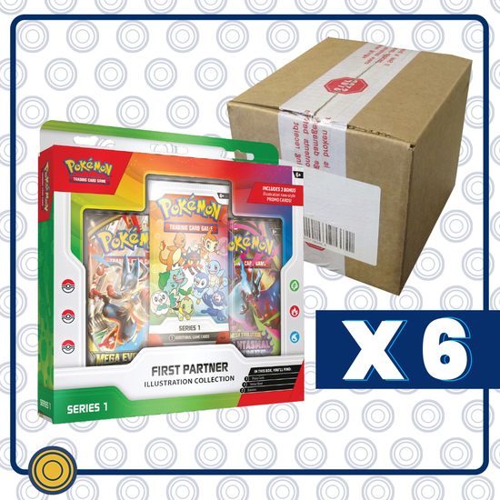 CASE - Pokémon TCG First Partners Illustration Collection - Series 1 - 30th Anniversary ESPAÑOL