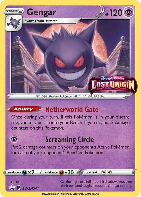 Gengar Lost Origin SWSH241 (SELLADO)