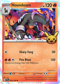 Houndoom 034/198 - Common Holo (Trick or Trade 2023)-Kantocards