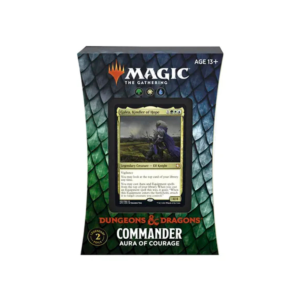 Adventures in the Forgotten Realms - Aura of Courage Commander Deck - Commander-Kantocards