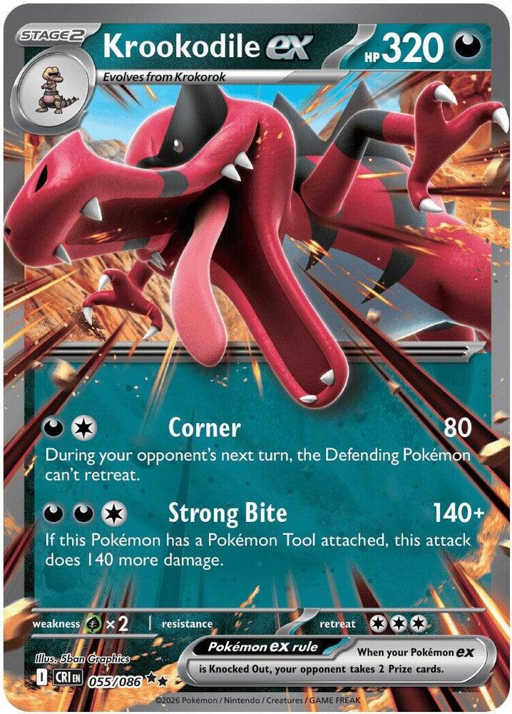 Krookodile ex - ME04-055/086