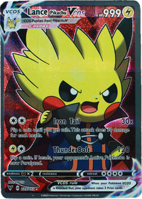Pikachu Lance (Carta custom no original)-Kantocards